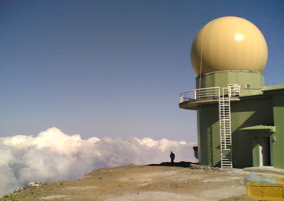 Inflatable Radome installed