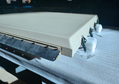Photo of an Electromagnetic Window radome during production at Sheergard Composite Solutions